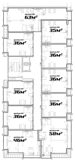 Monako Apartman 410